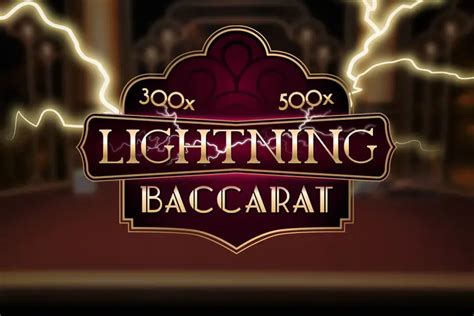 lightning baccarat|live baccarat in pa.